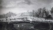Peter Andreas Rysbrack View from across the new gardens toward the Bagnio oil painting reproduction